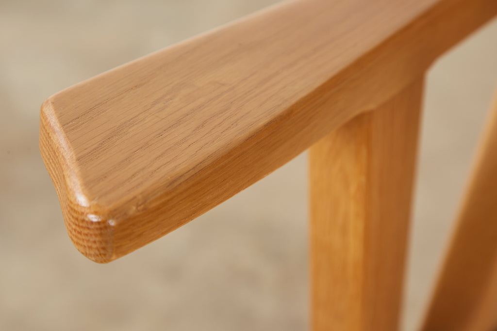 Set of Four French Leather Strap Dining Armchairs