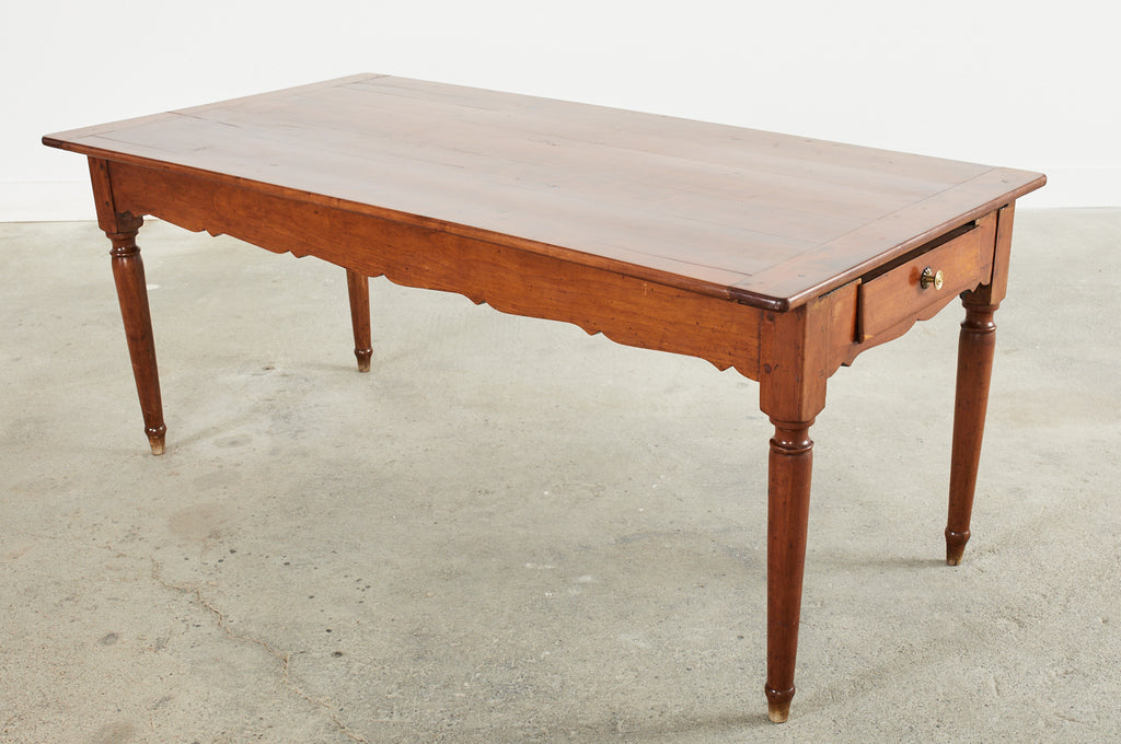 French Louis Philippe Fruitwood Farmhouse Dining Table