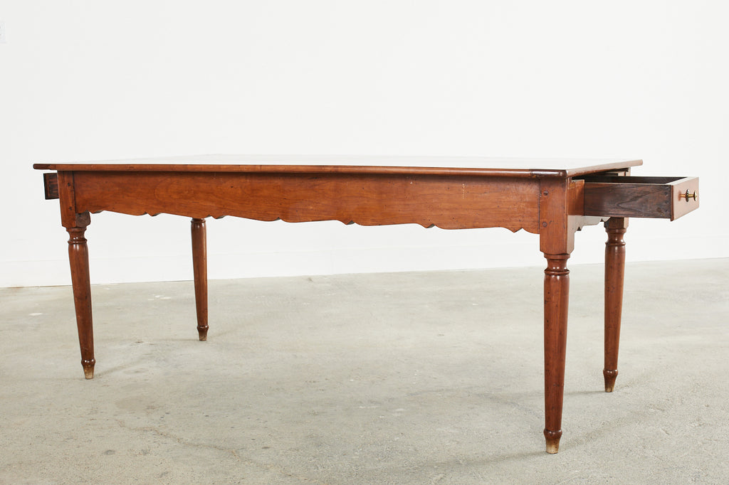 French Louis Philippe Fruitwood Farmhouse Dining Table