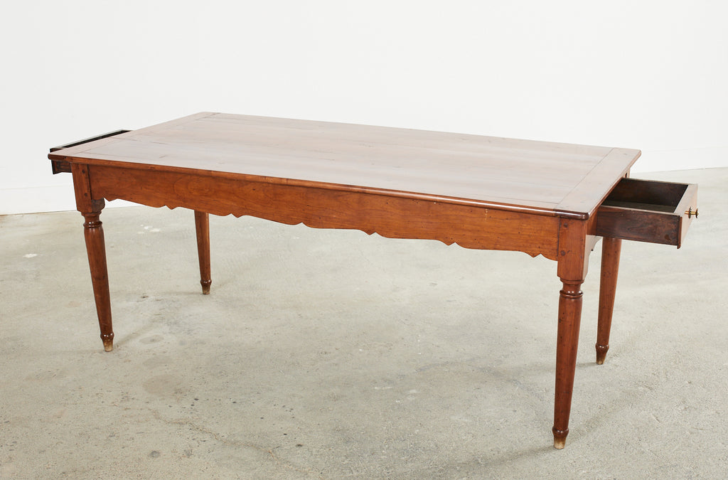 French Louis Philippe Fruitwood Farmhouse Dining Table