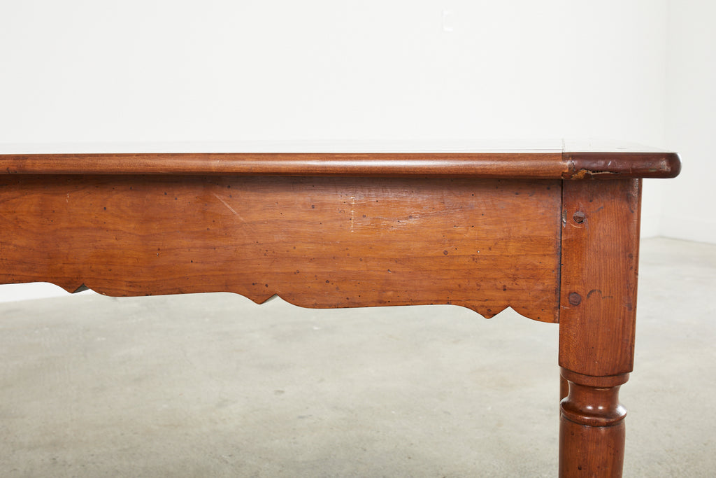 French Louis Philippe Fruitwood Farmhouse Dining Table