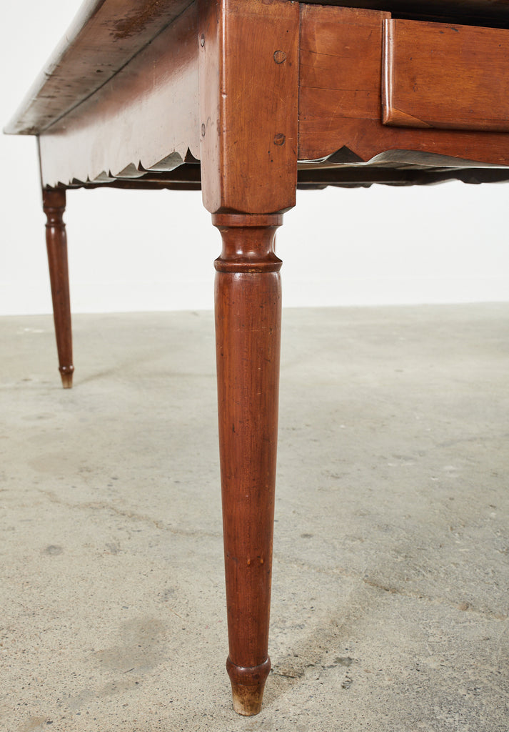 French Louis Philippe Fruitwood Farmhouse Dining Table