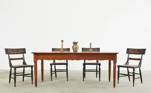 French Louis Philippe Fruitwood Farmhouse Dining Table