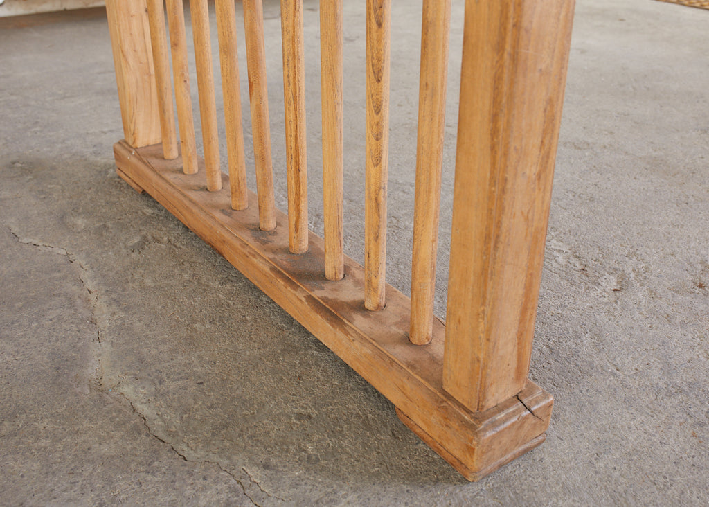 Chinese Qing Style Elm Writing Table Desk