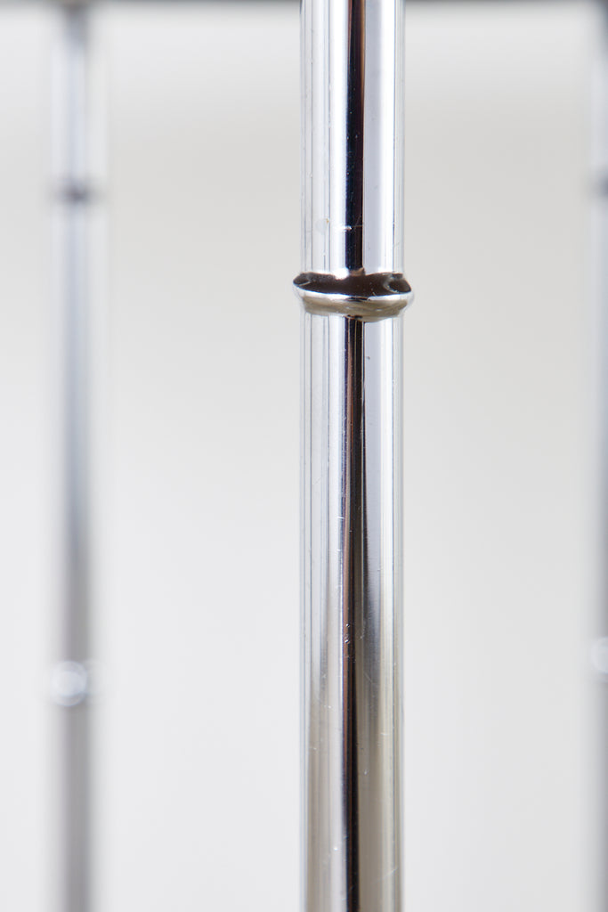 Midcentury Faux Bamboo Chrome and Formica Dining Table