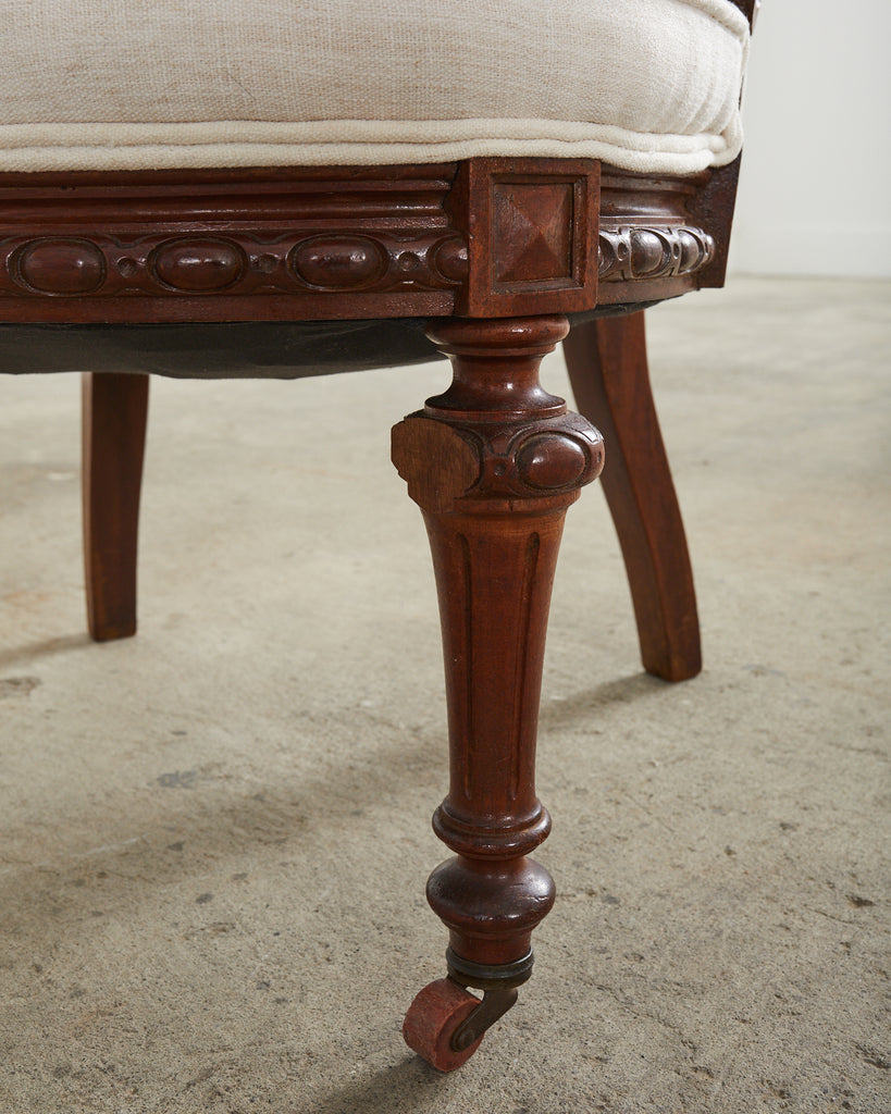 Pair of English Regency Period Mahogany Cock Fighting Chairs