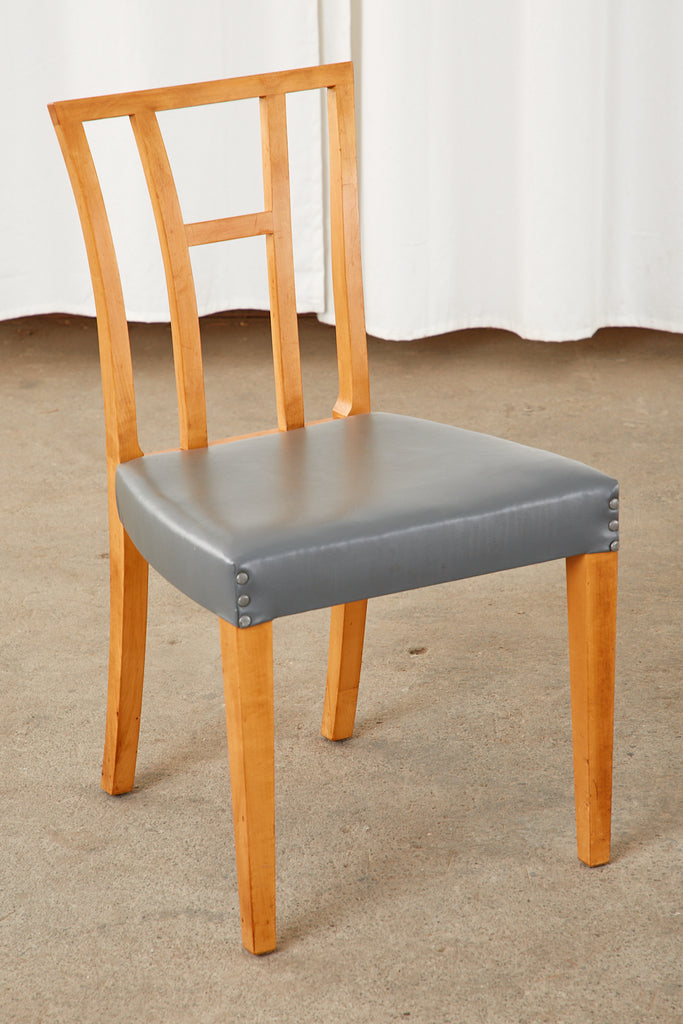 Set of Six Eliel Saarinen Birch Dining Chairs