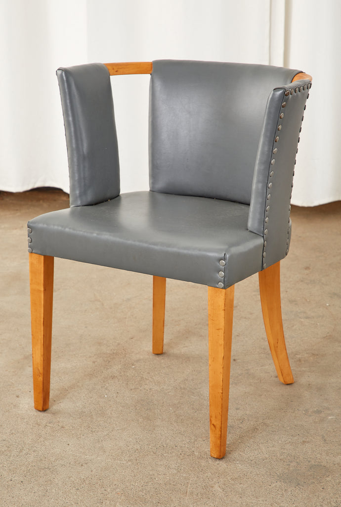 Set of Six Eliel Saarinen Birch Dining Chairs