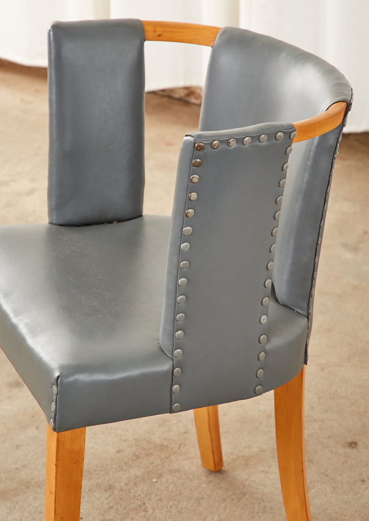 Set of Six Eliel Saarinen Birch Dining Chairs