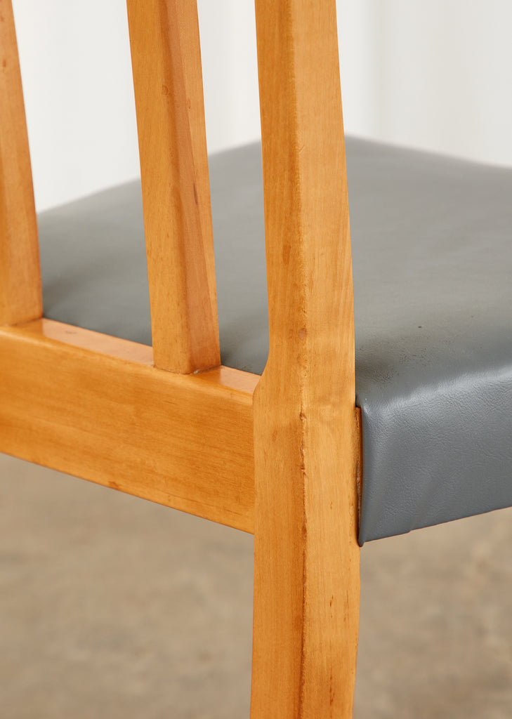 Set of Six Eliel Saarinen Birch Dining Chairs