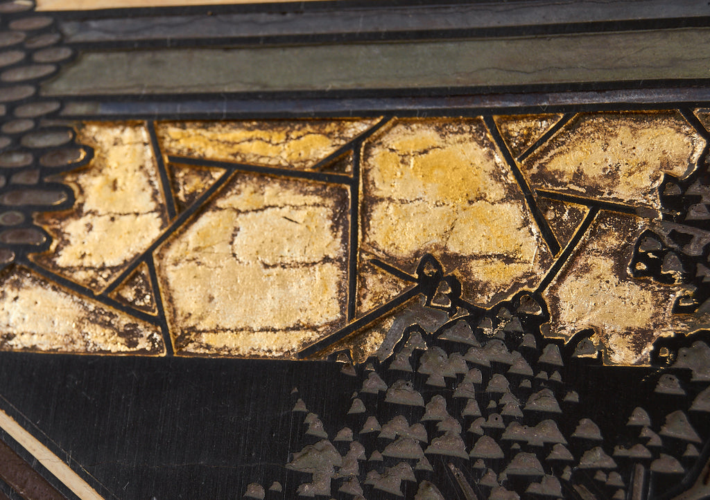 Chinese Export Eight Panel Coromandel Screen Six Beauties