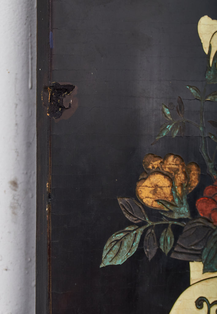 Chinese Export Twelve Panel Coromandel Screen Spring in Han Palace