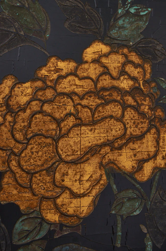 Chinese Export Twelve Panel Coromandel Screen Spring in Han Palace