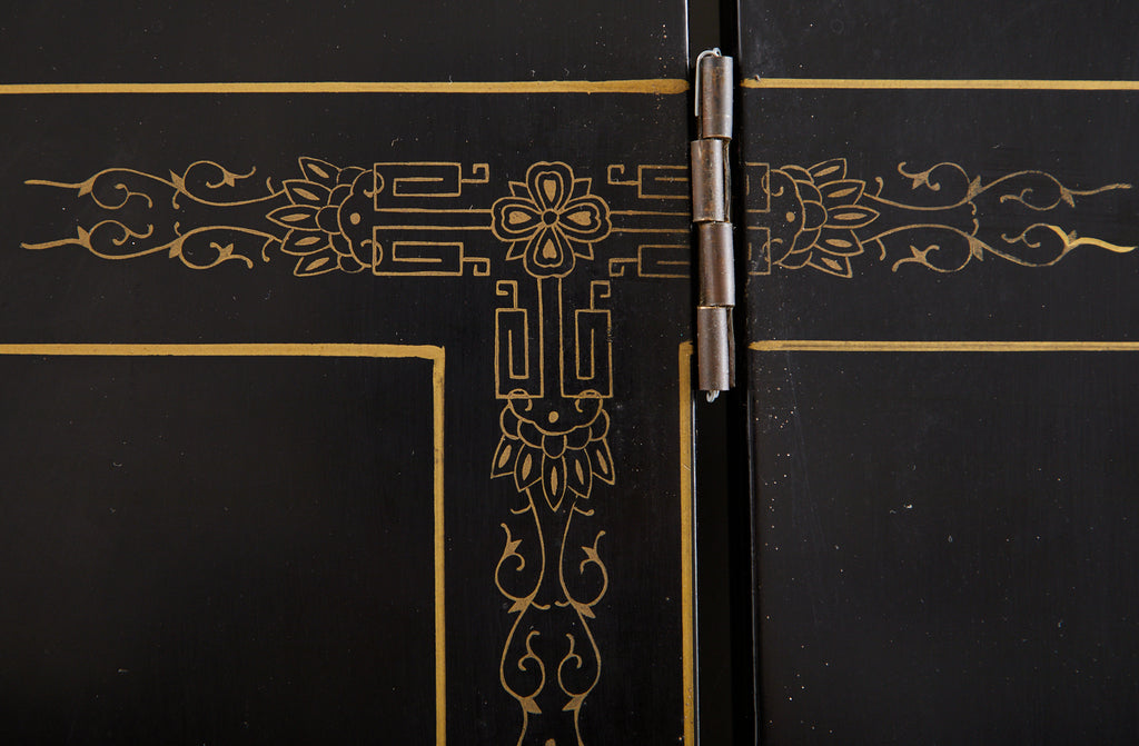 Chinese Export Six Panel Cloisonné Soapstone Coromandel Screen