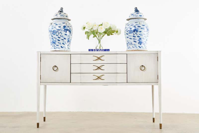 Paul Frankl for Brown-Saltman Lacquered Sideboard Credenza