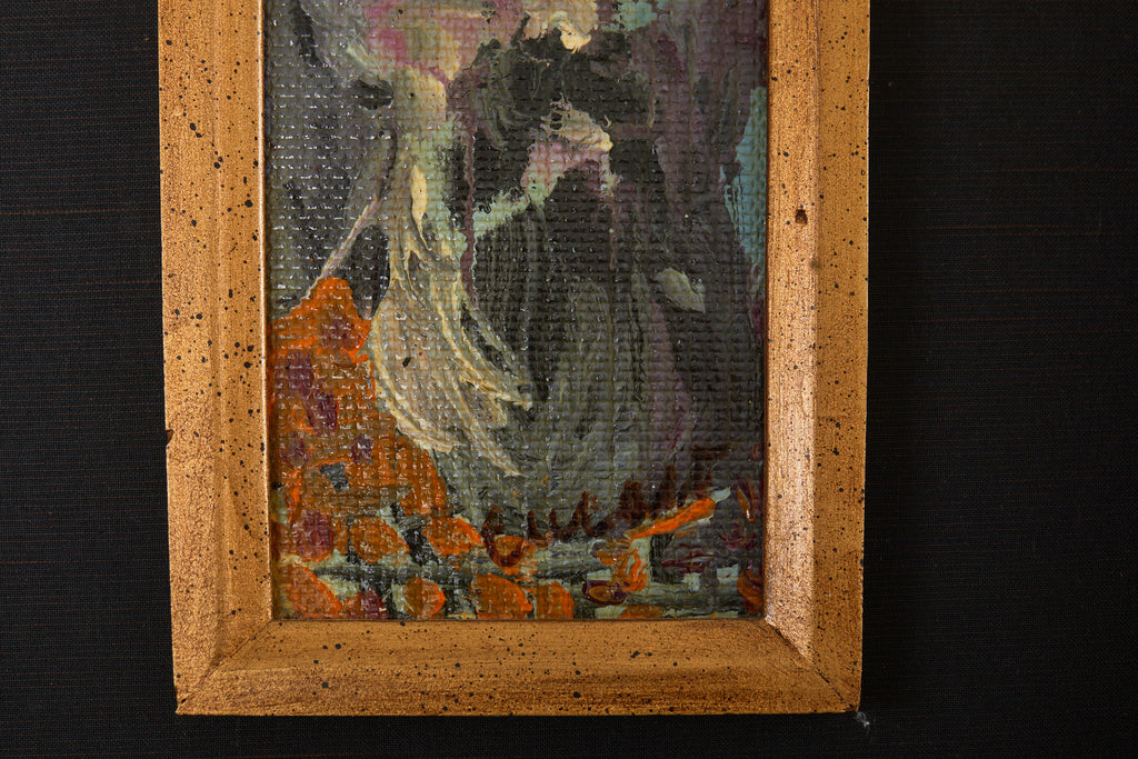 Pascal Cucaro Midcentury Painting of a Bearded Man