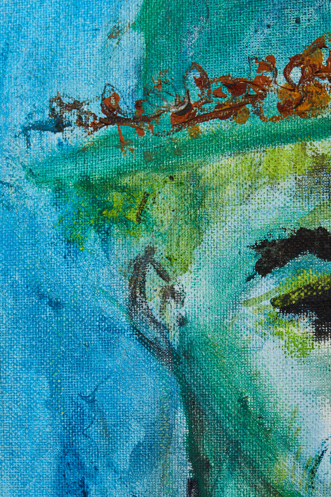 Pascal Cucaro, 1915-2003 Boy Wearing Hat Painting