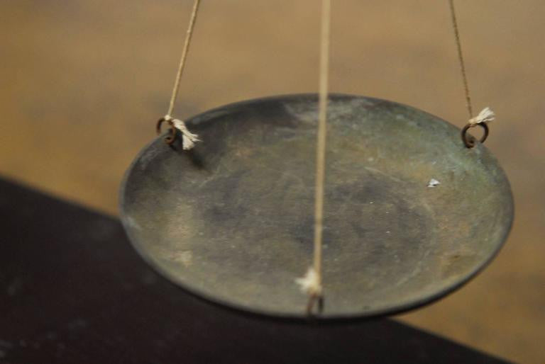 19th Century Chinese Apothecary Balance Scale Stand