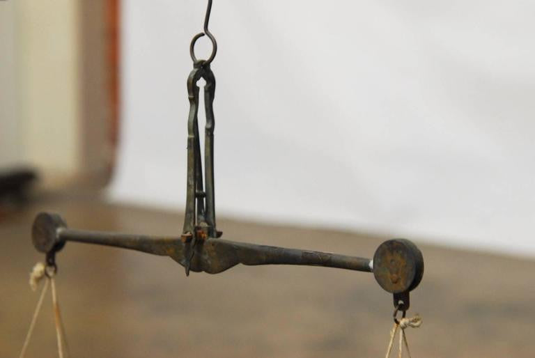 19th Century Chinese Apothecary Balance Scale Stand