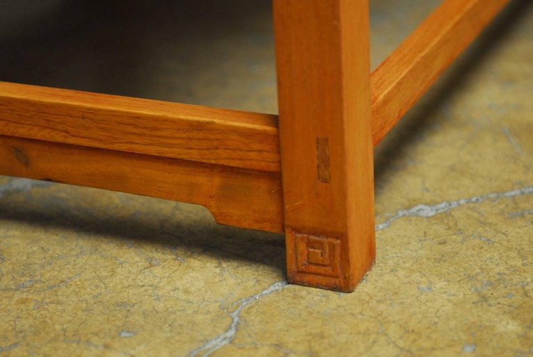 Pair of Chinese Ming Style Armchairs with Dali Marble Inset