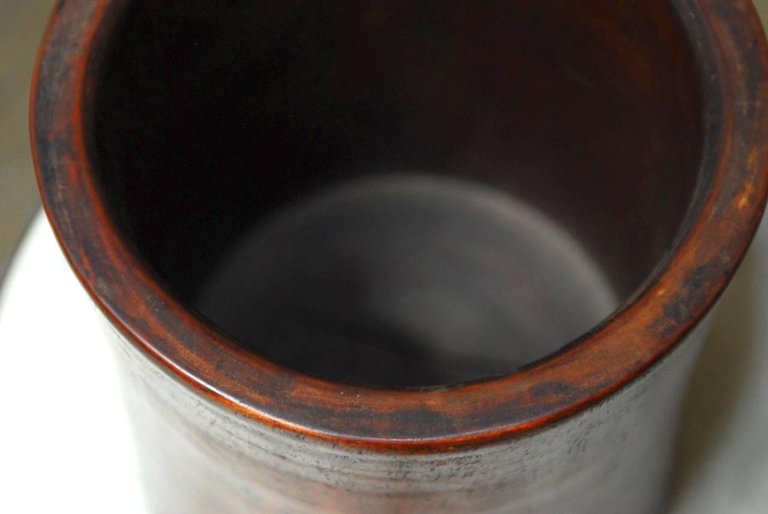 19th Century Monumental Chinese Carved Rosewood Brush Pot