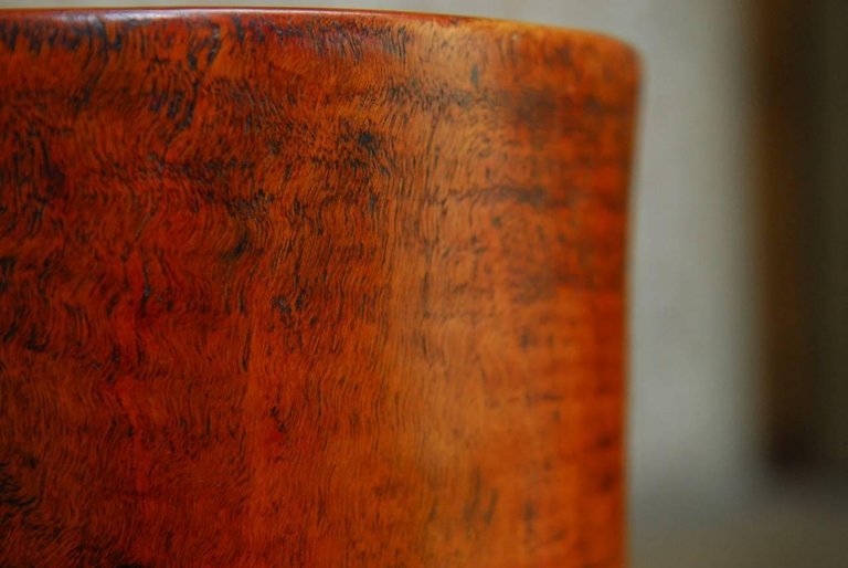 19th Century Monumental Chinese Carved Rosewood Brush Pot