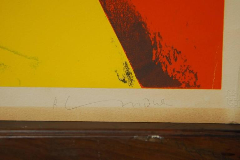 1971 "Masked Woman" Print by Richard Lindner