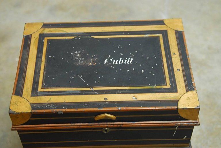 British Colonial Military Officer's Campaign Metal Field Desk