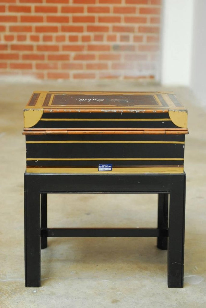 British Colonial Military Officer's Campaign Metal Field Desk