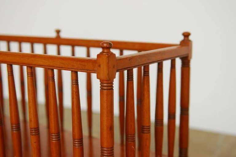 19th Century English Regency Style Mahogany Canterbury