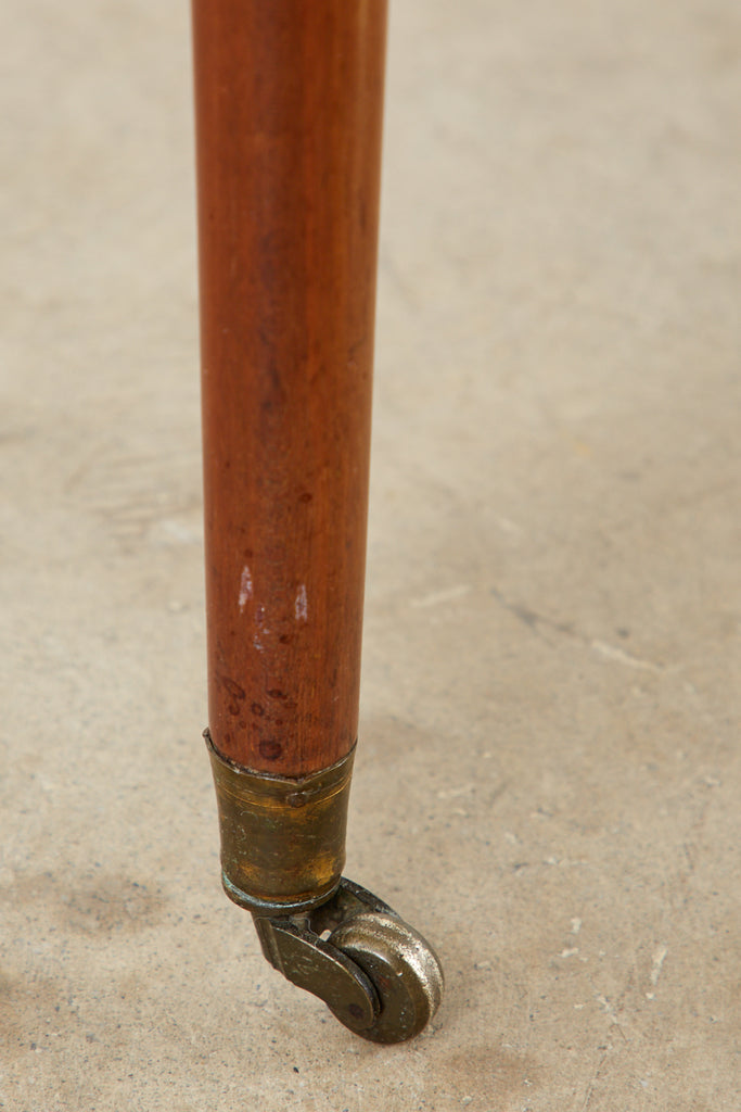 19th Century French Louis XVI Style Demilune Flip-Top Game Table