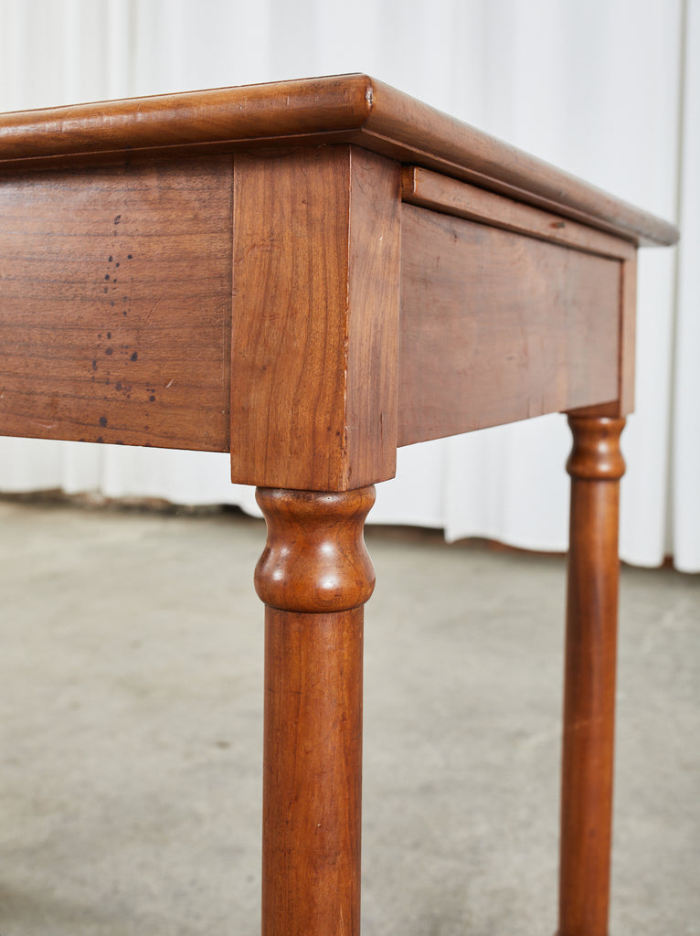 Diminutive Louis Philippe Style Parquetry Writing Table Desk