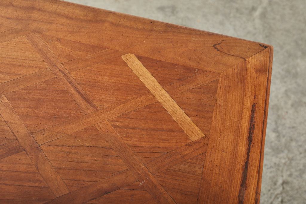 Diminutive Louis Philippe Style Parquetry Writing Table Desk