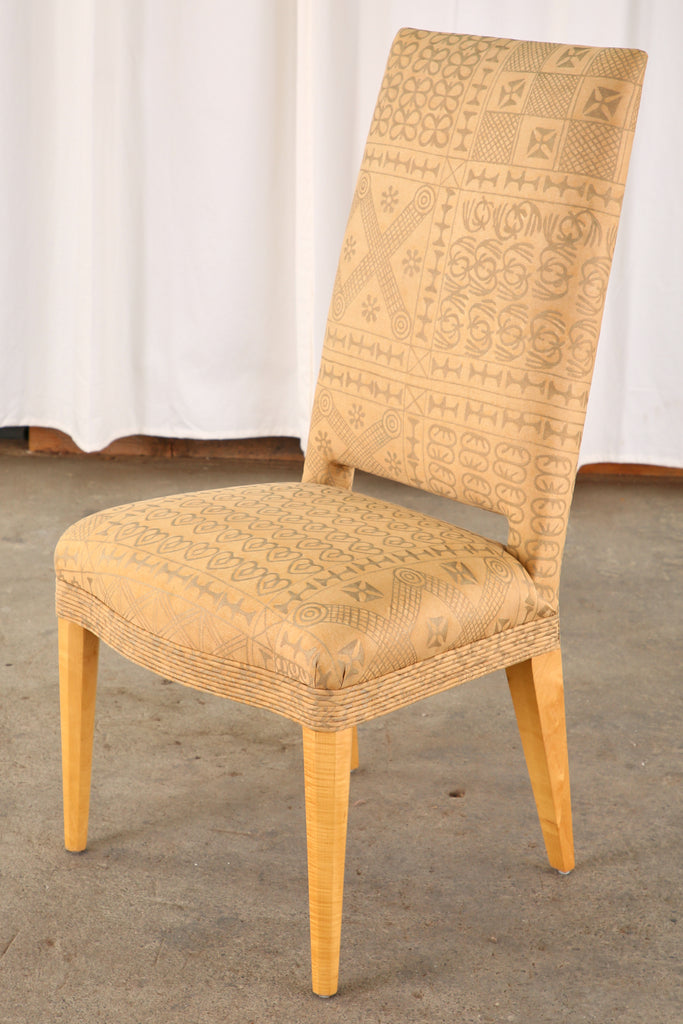 Set of Six John Hutton for Donghia Fortuny Dining Chairs