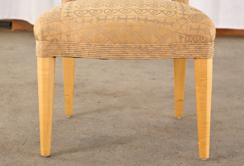 Set of Six John Hutton for Donghia Fortuny Dining Chairs