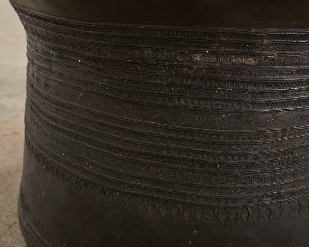 Southeast Asian Bronze Rain Drum or Drinks Table