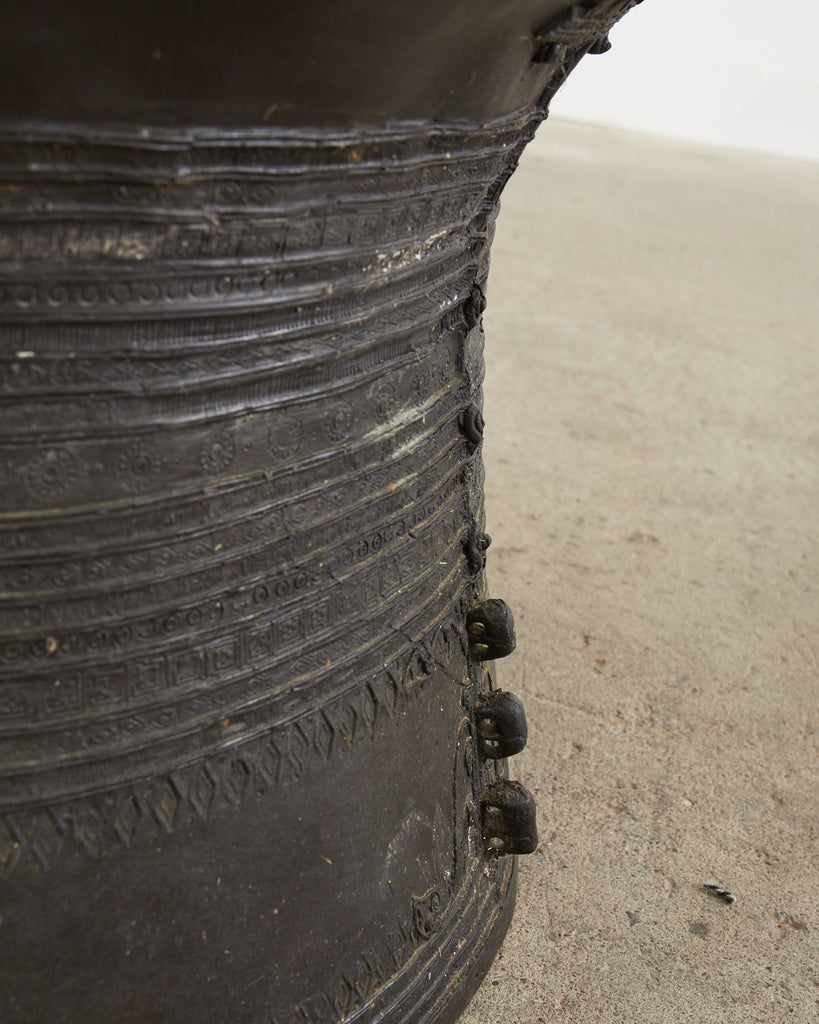 Southeast Asian Bronze Rain Drum or Drinks Table