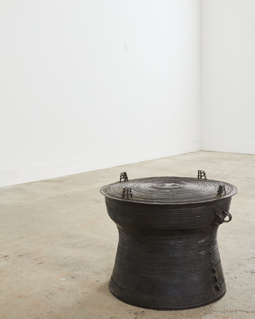 Southeast Asian Bronze Rain Drum or Drinks Table