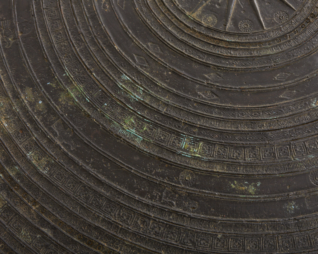 Southeast Asian Bronze Rain Drum or Drinks Table