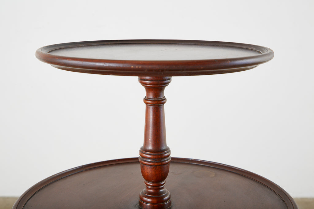 English Georgian Mahogany Three-Tier Dumbwaiter