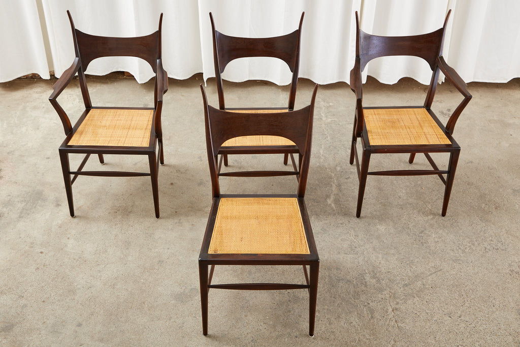 Set of Four Edward Wormley for Dunbar 5580 Dining Chairs