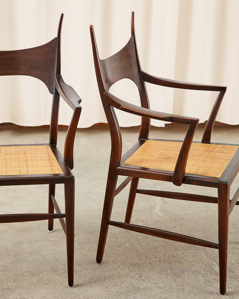 Set of Four Edward Wormley for Dunbar 5580 Dining Chairs