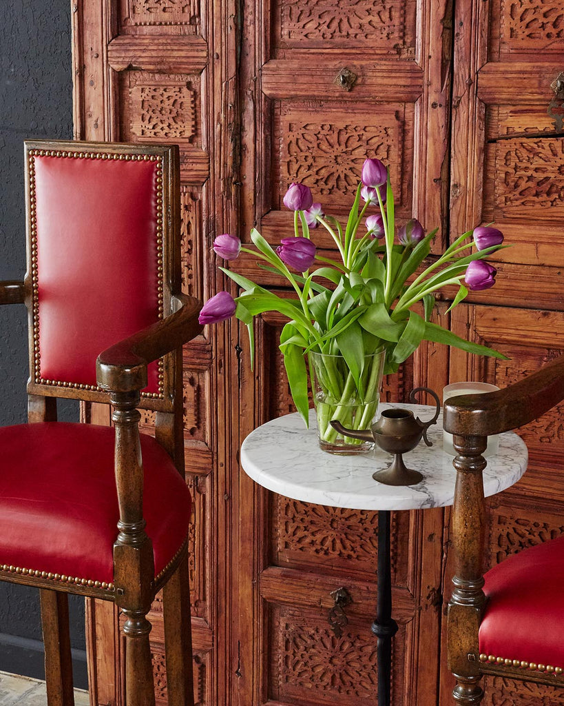 19th Century Indian Carved Panel with Shutter Windows