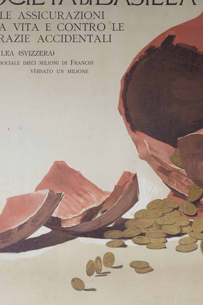 Louis Raemaekers Italian School Socitea di Basilea Print