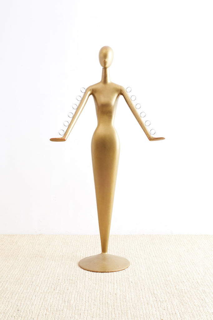 Abstract Tulip Form Female Mannequin Display Sculpture