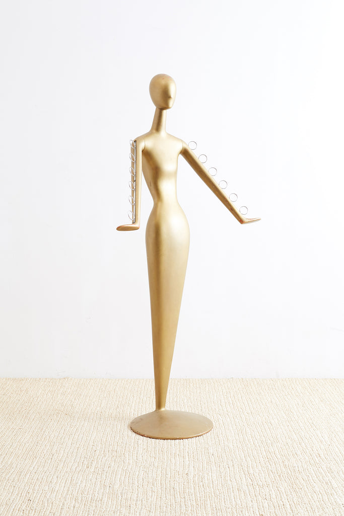 Abstract Tulip Form Female Mannequin Display Sculpture