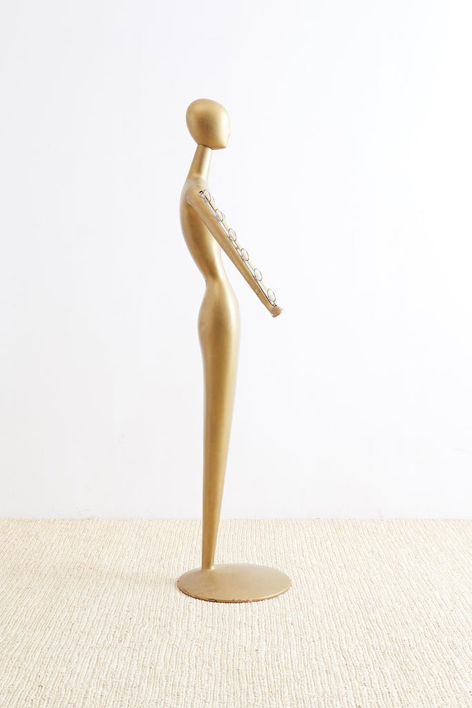 Abstract Tulip Form Female Mannequin Display Sculpture