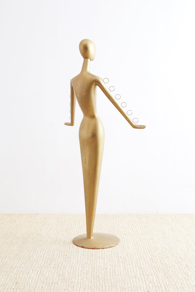 Abstract Tulip Form Female Mannequin Display Sculpture