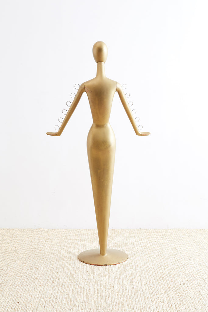 Abstract Tulip Form Female Mannequin Display Sculpture