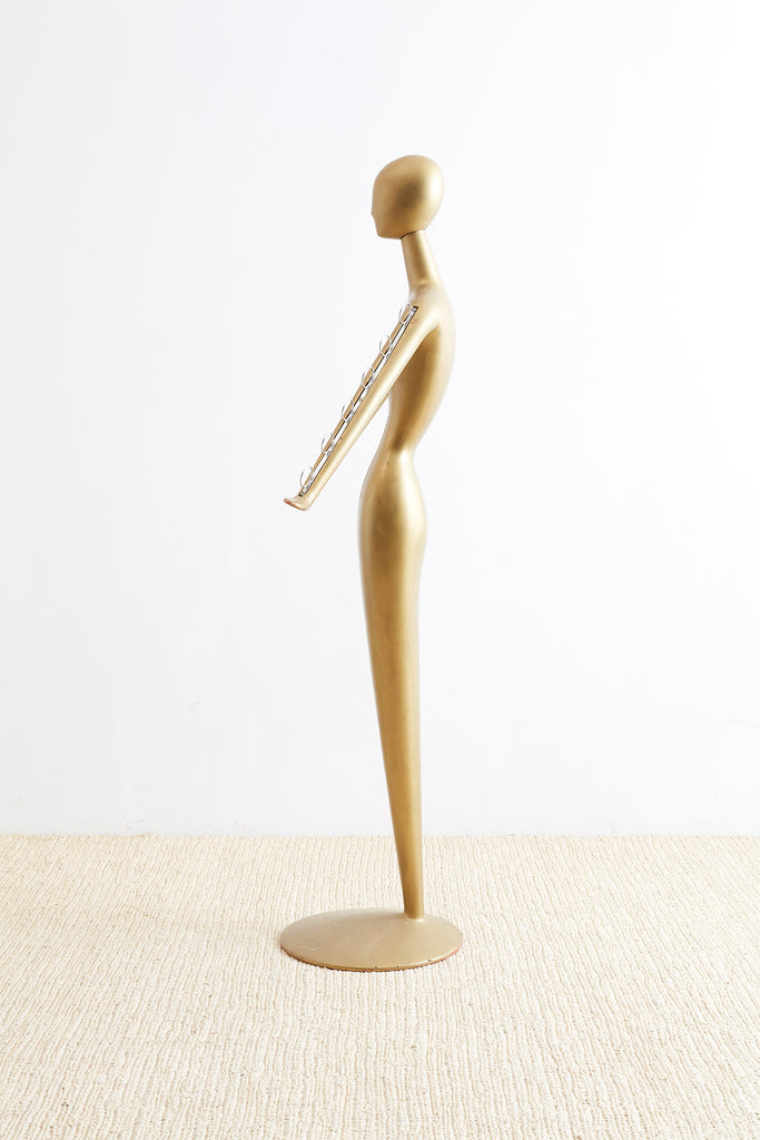 Abstract Tulip Form Female Mannequin Display Sculpture